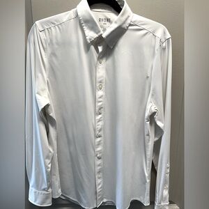 Rhone Men's Medium Slim Commuter White Shirt
